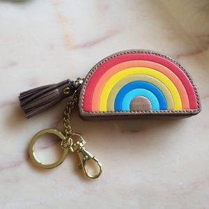 Rainbow key chain/change purse